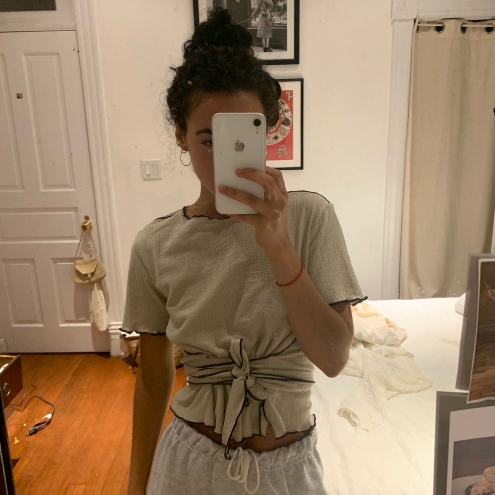 Zara wrap top